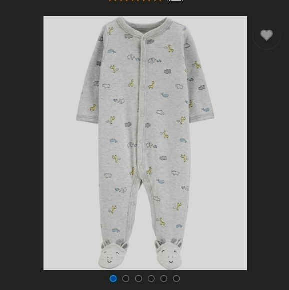 CARTERS Giraffe onesie - Picture 1 of 4